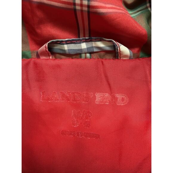 Lands' End Women's Red Tartan Plaid Puffer Vest Sleeveless Warm Casual Medium - Picture 6 of 9